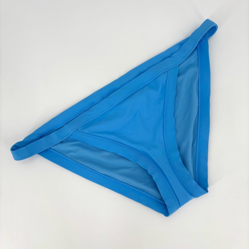 aerie NWOT Blue Cheeky String Bikini Bottoms, Medium